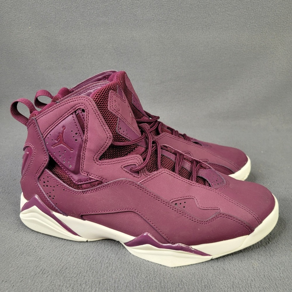 Jordan Air Jordan True Flight Burgundy Bordeaux Men's 9.5 Sneakers 342964-625